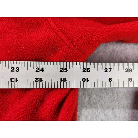 Ohio State Buckeyes Jacket Mens Large XL Red Fleece Full Zip‎ OSU Football Coat - Picture 6 of 14